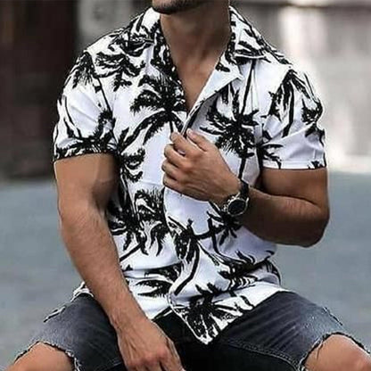 Camisa hombre amplia estampado floral