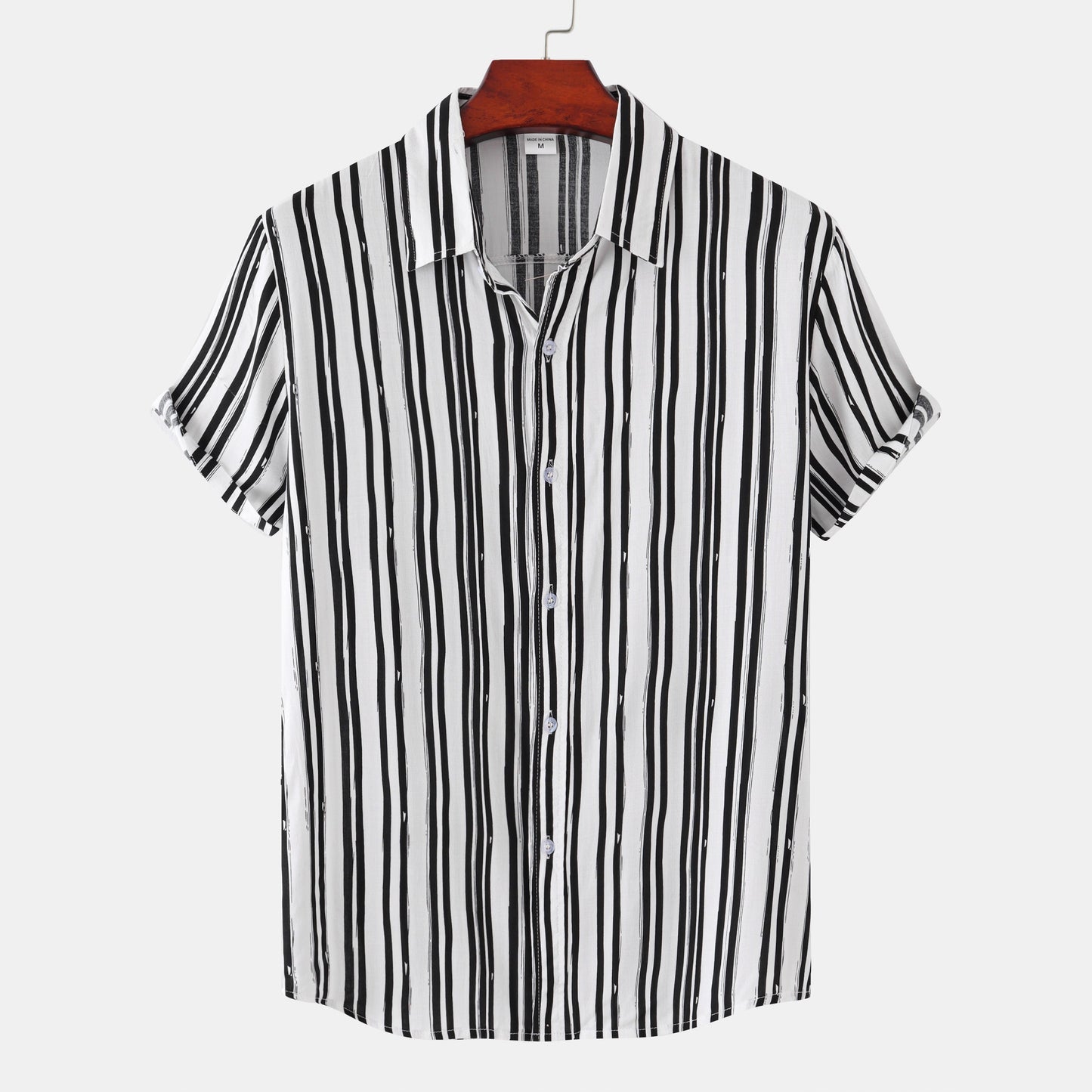 Camisa Rayada Verano Hombre