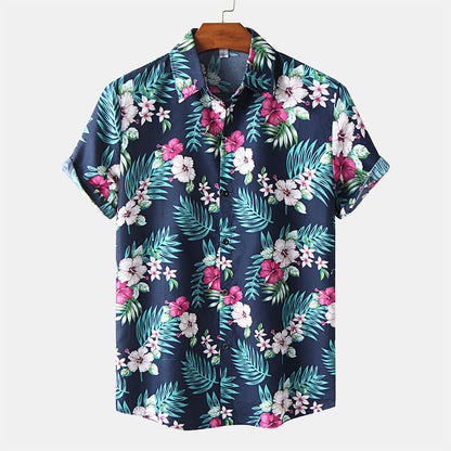 Camisa Hombre Floral Estilo Verano - Vestiria