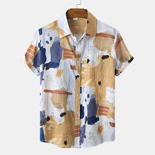 Camiseta Hombre Estampada Verano Boho Chic - Vestiria