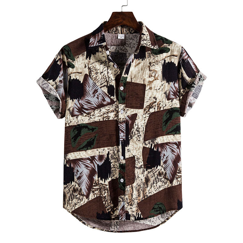 Camiseta Estampada Hombre Manga Corta - Vestiria