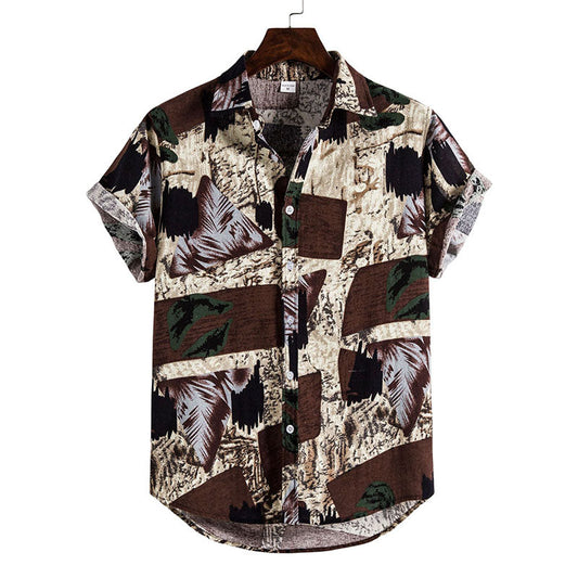Camiseta Estampada Hombre Manga Corta - Vestiria