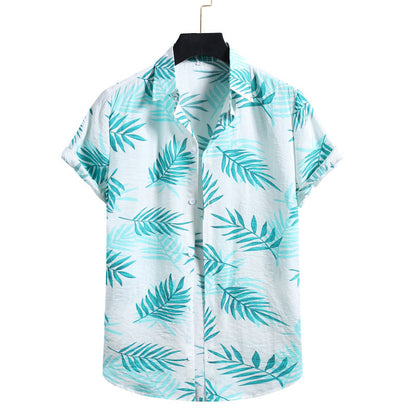 Camisa Hombre Floral Estilo Verano