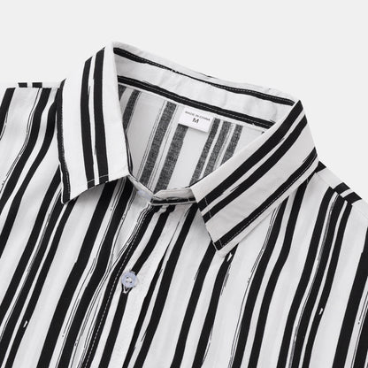 Camisa Rayada Verano Hombre - Vestiria