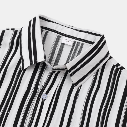 Camisa Rayada Verano Hombre - Vestiria