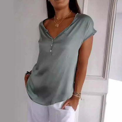 Top Mujer Elegante Scollo V