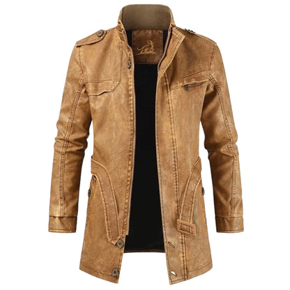 Chaqueta Hombre Clásica Cinturón Abrigo