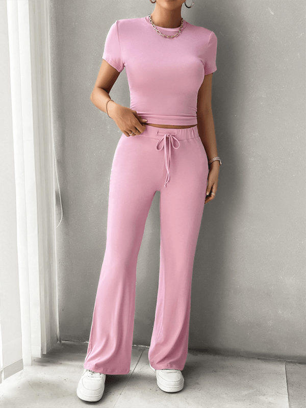 Conjunto Deportivo Camiseta y Pantalón Corto Ajustado