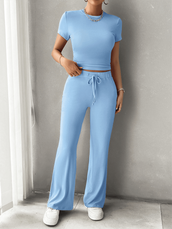 Conjunto Deportivo Camiseta y Pantalón Corto Ajustado