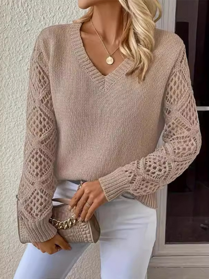 Sudadera Mujer Manga Larga Cuello V