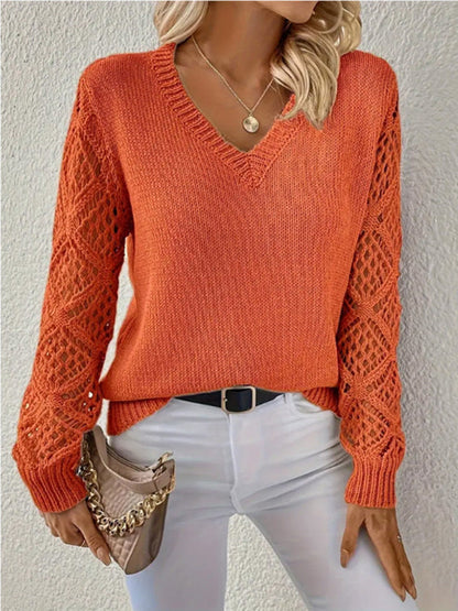 Sudadera Mujer Manga Larga Cuello V