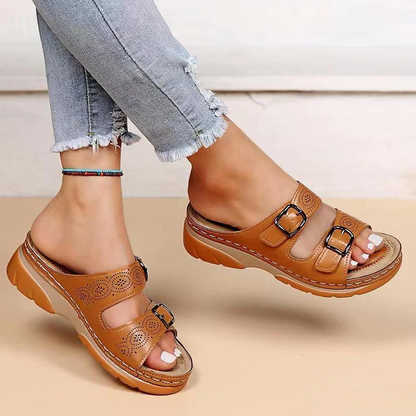 Sandalias Confort de Mujer con Soporte de Arco y Amortiguación - Vestiria