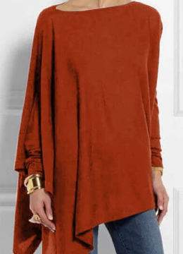 Poncho Chic Asimétrico Mujer