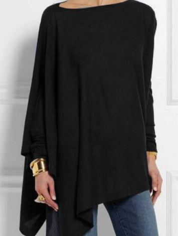 Poncho Chic Asimétrico Mujer