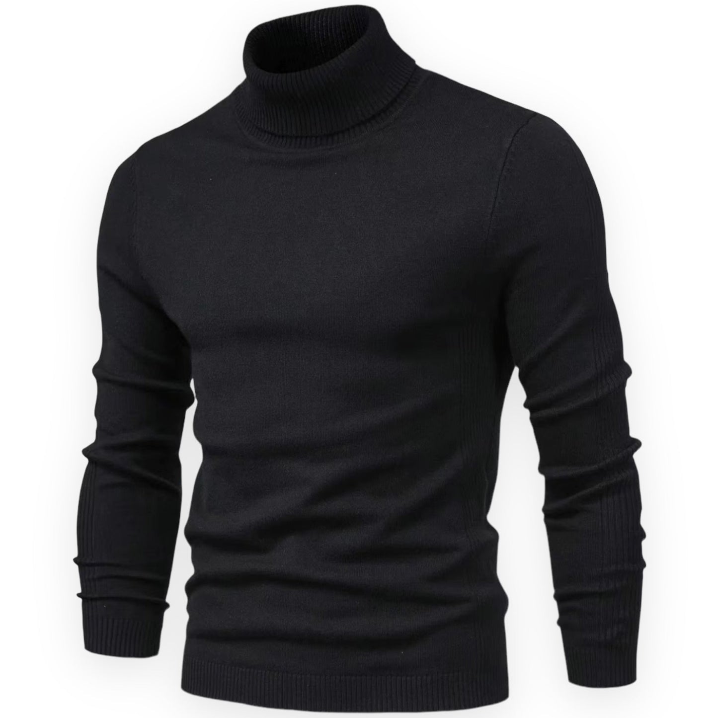 Jersey Cuello Alto Hombre Moderno Estrecho - Vestiria