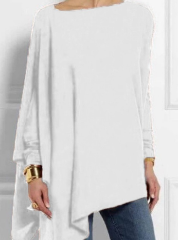 Poncho Chic Asimétrico Mujer