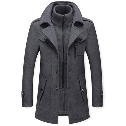 Chaqueta Hombre Cuello Alto Deportiva