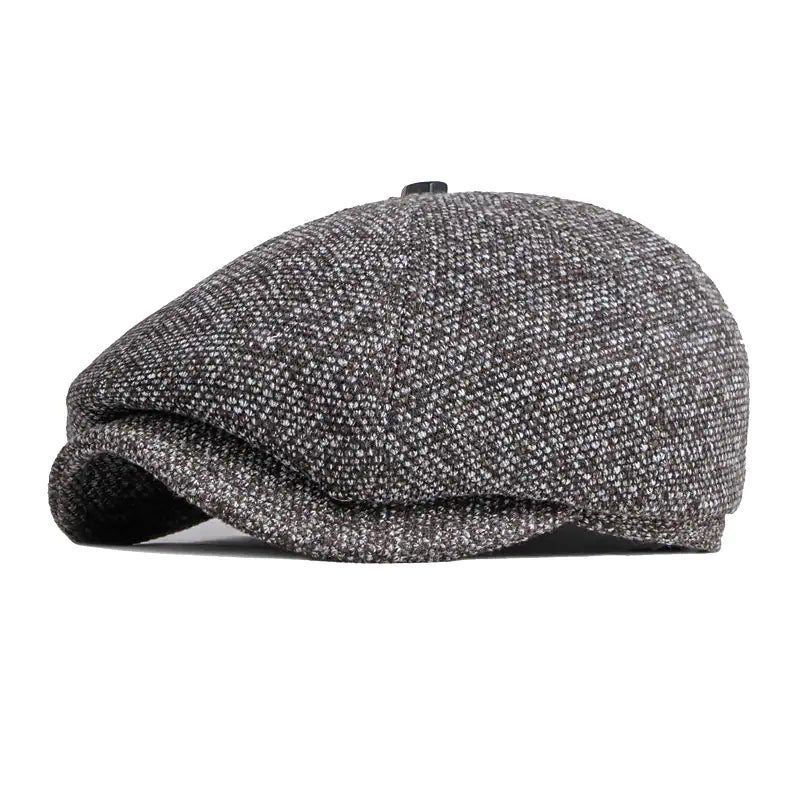 Gorra Tweed Clásica Estilo Retro