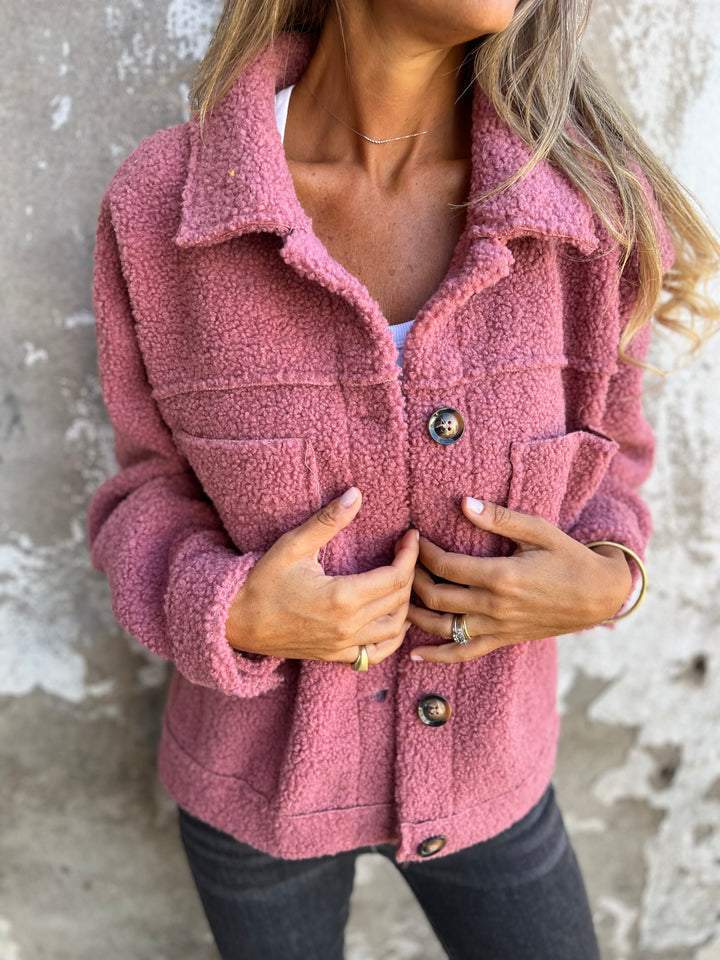 Chaquetón cálido de abrigo para mujer