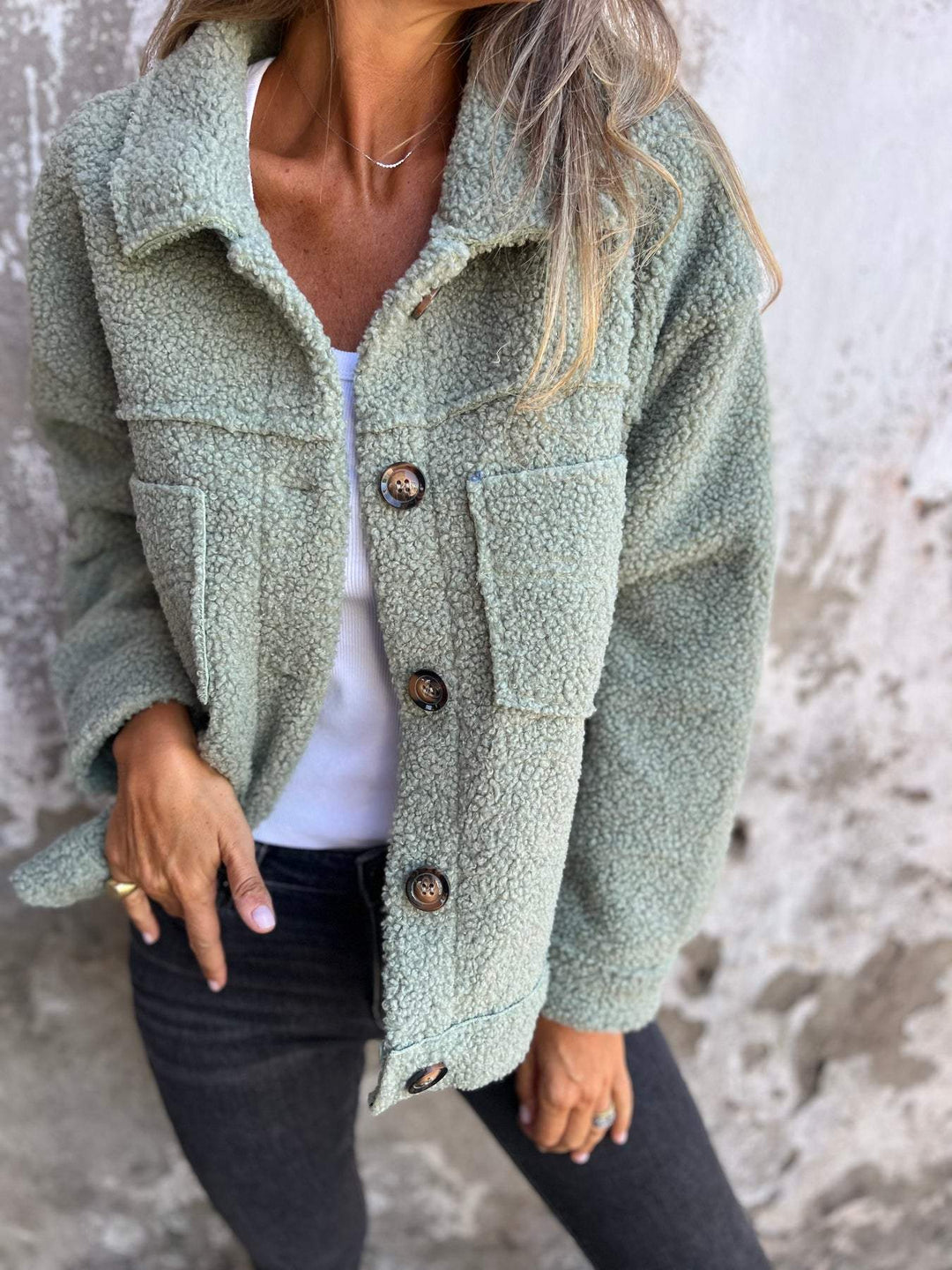 Chaquetón cálido de abrigo para mujer - Vestiria