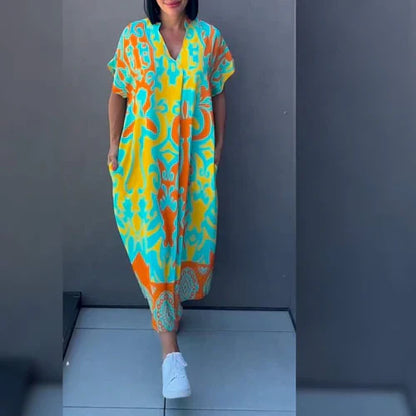 Vestido Floral Estilo Boho Elegante