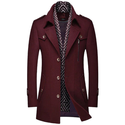 Chaquetón Hombre Cuero Bolsillos Práctico