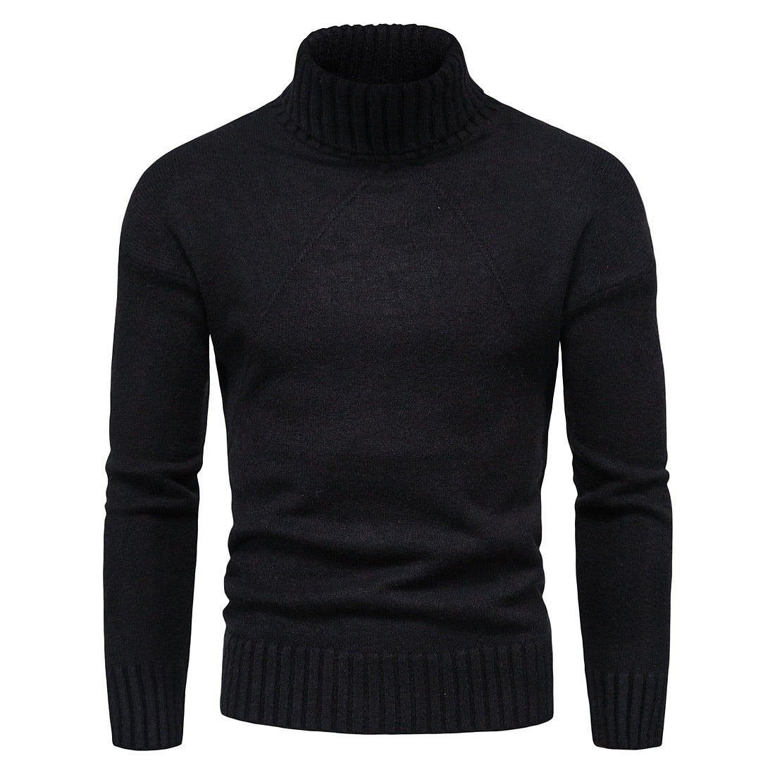 Suéter Hombre Cuello Alto Acogedor