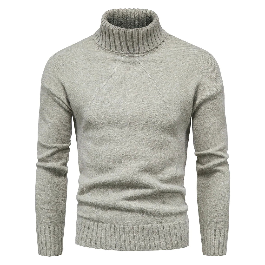 Suéter Hombre Cuello Alto Acogedor