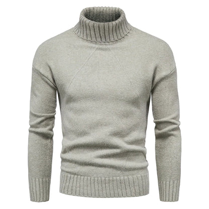 Suéter Hombre Cuello Alto Acogedor
