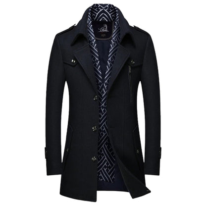 Chaquetón Hombre Cuero Bolsillos Práctico