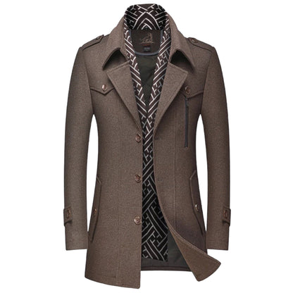 Chaquetón Hombre Cuero Bolsillos Práctico