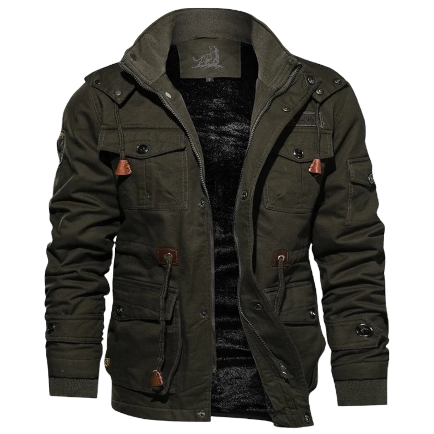 Chaqueta de Campo Resistente con Bolsillos para Hombre
