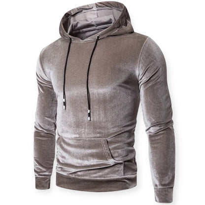 Sudadera Hombre Capucha Suave Aterciopelada