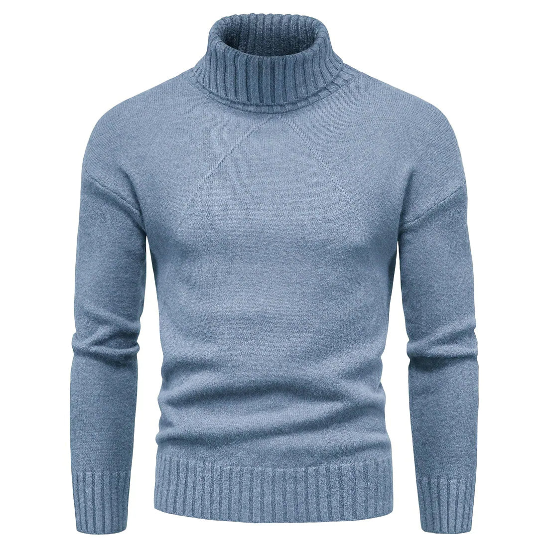 Suéter Hombre Cuello Alto Acogedor