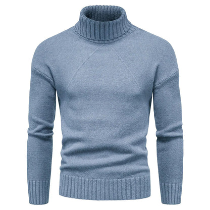 Suéter Hombre Cuello Alto Acogedor