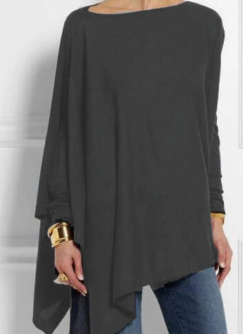 Poncho Chic Asimétrico Mujer