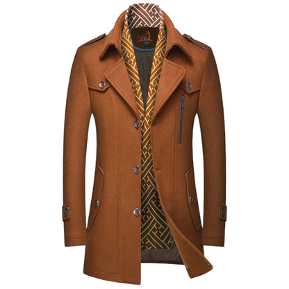 Chaquetón Hombre Cuero Bolsillos Práctico