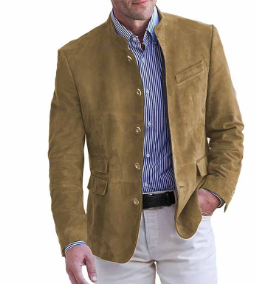 Chaquetón Invierno Hombre Estilo Clásico