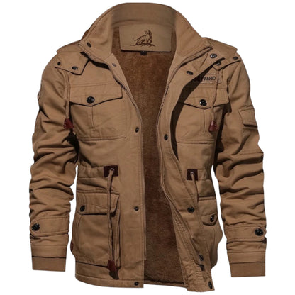 Chaqueta de Campo Resistente con Bolsillos para Hombre