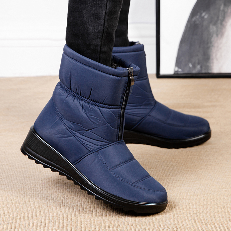 Botas Mujer Impermeables Invierno Cremallera