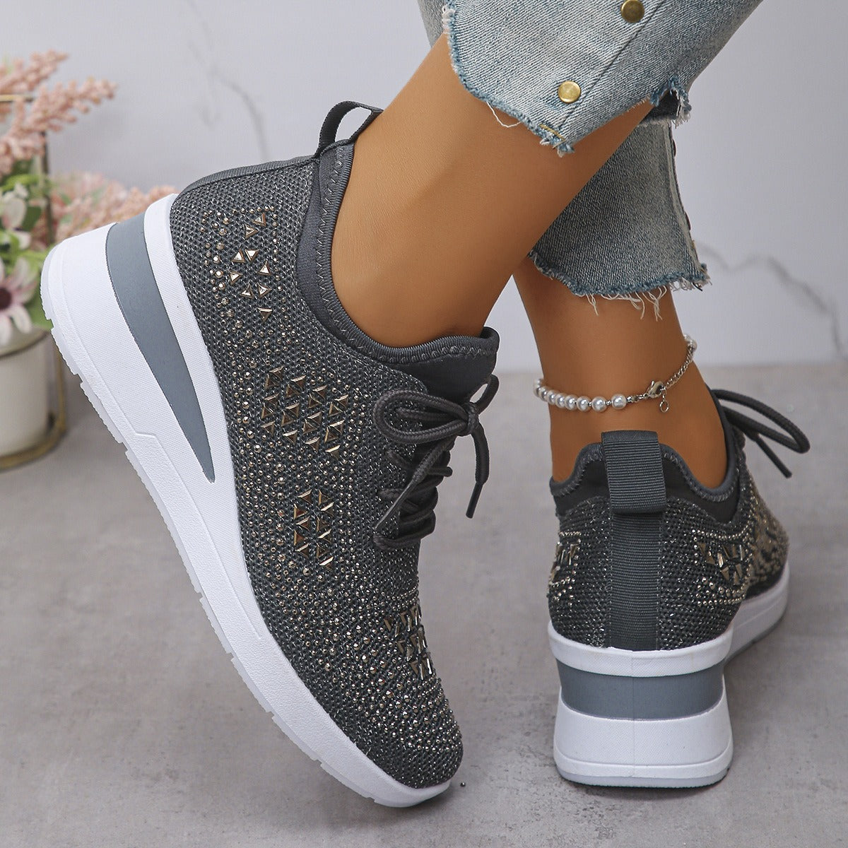 Zapatillas deportivas de plataforma altas Naira
