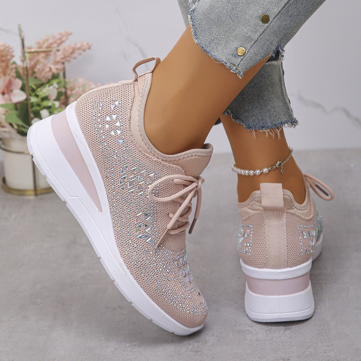 Zapatillas deportivas de plataforma altas Naira