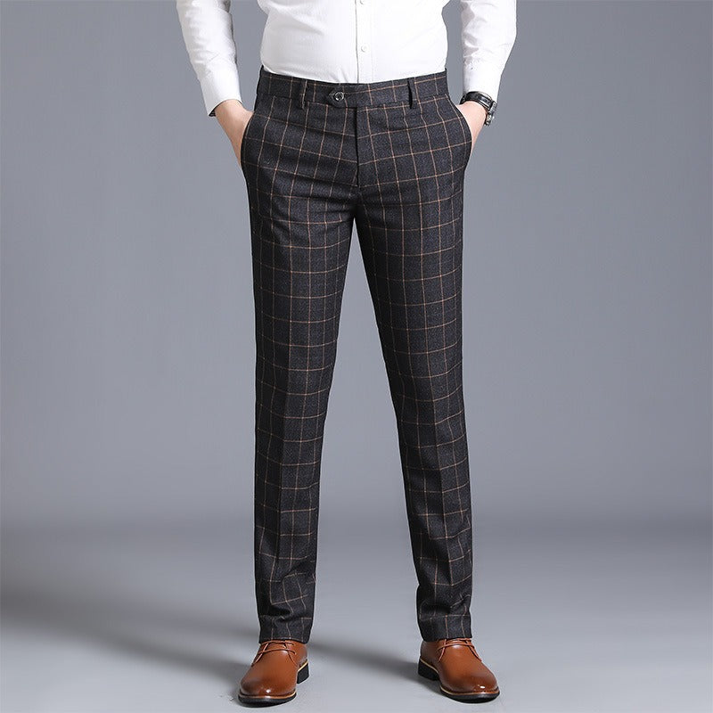 Pantalones Hombre Estrechos a Rayas Elegantes - Vestiria