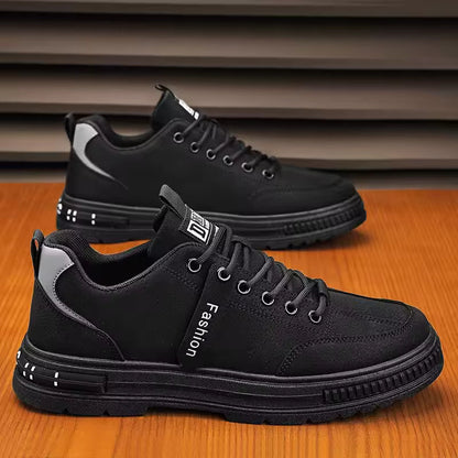 Zapatillas de cuero sintético hombre elegantes