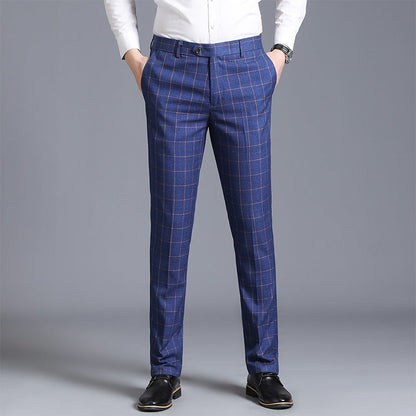 Pantalones Hombre Estrechos a Rayas Elegantes