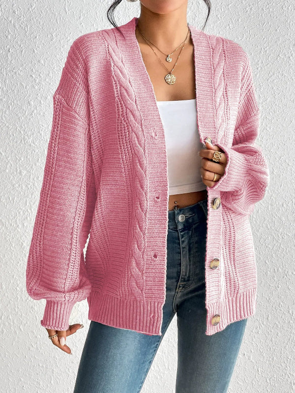 Cárdigan Punto Suave Oversize