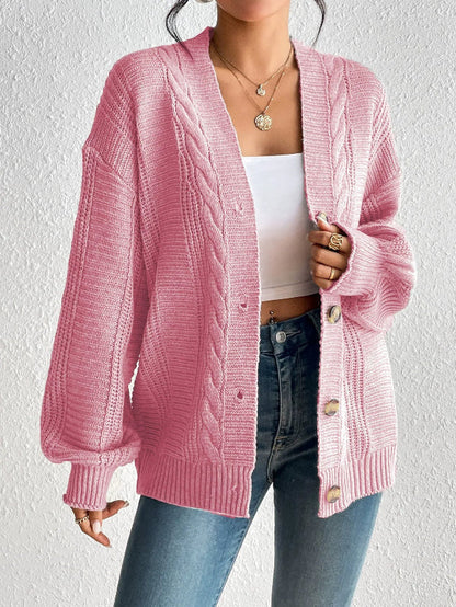 Cárdigan Punto Suave Oversize