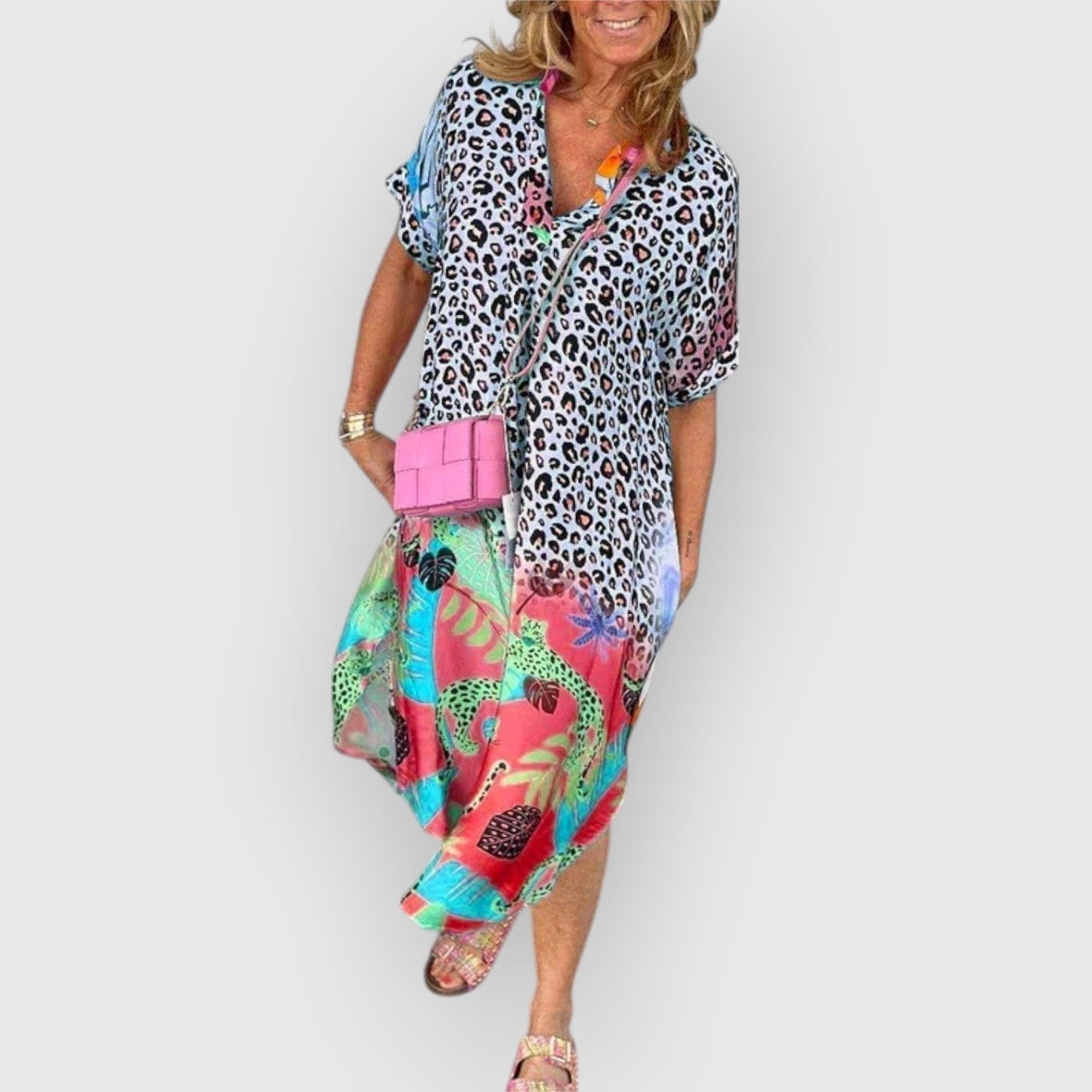 Vestido Mujer Midi Suave y Cómodo