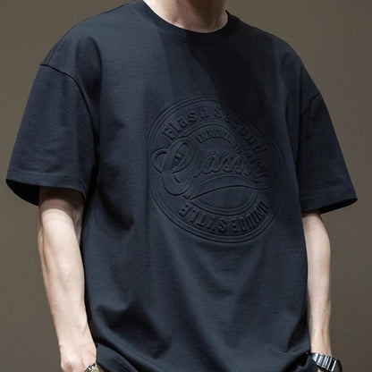 Camiseta Hombre Algodón Estampado Grande - Vestiria