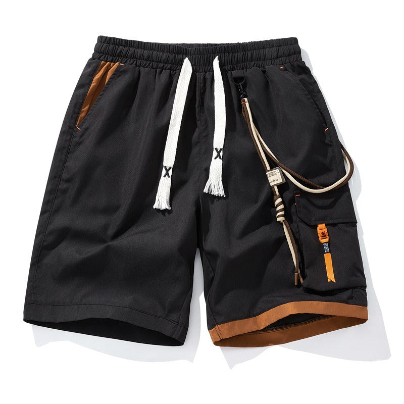 Pantalones cortos deportivos con bolsillo lateral estilo urbano